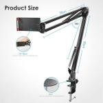 Overhead Video Stand Phone Holder Mount Table Top ChromLives for Streaming Phone Baking Crafting