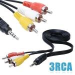 1:3 AV Cable For Connecting Android TV Box To CRT TV