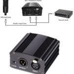 Phantom Power Supply 48V Phantom Power Supply For Condenser Microphones