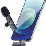 K8 Wireless Lavalier Microphone for iPhone and Type-C