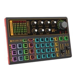 K300 Professional Audio Mixer Live Sound Card with Multiple Effects & Voice Changer