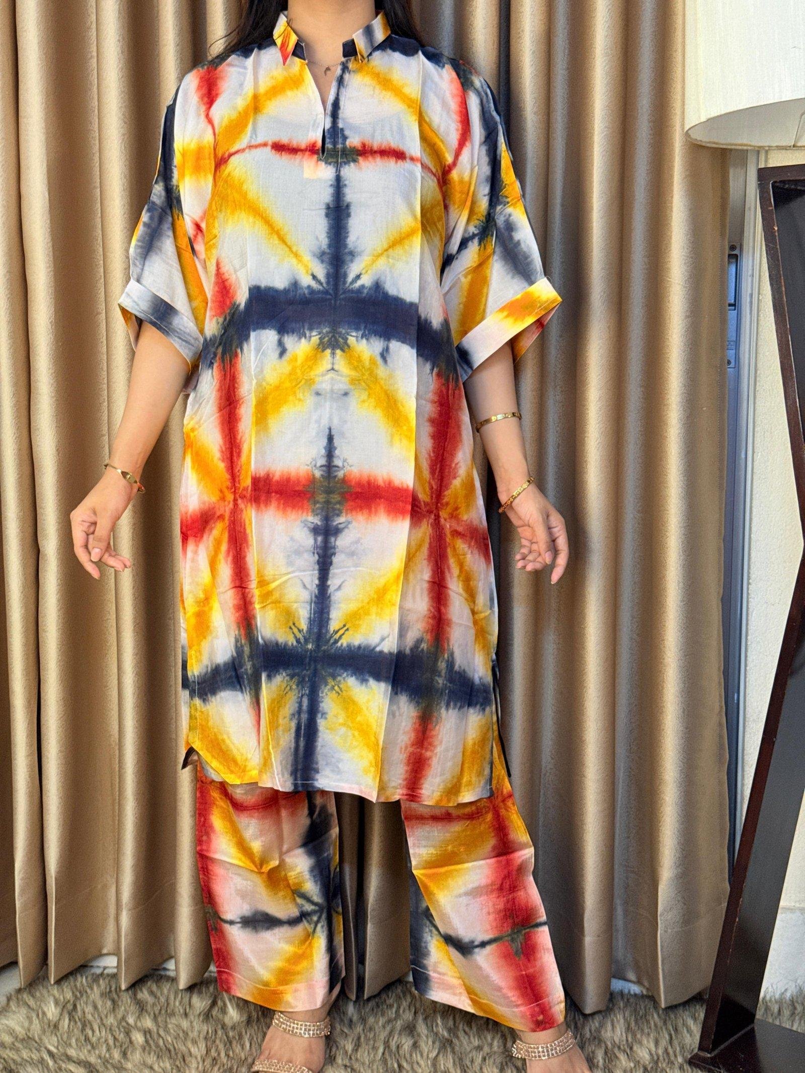 Silk Batik Co-ord Set