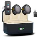 Q8 Collar Clip Button Wireless Microphone